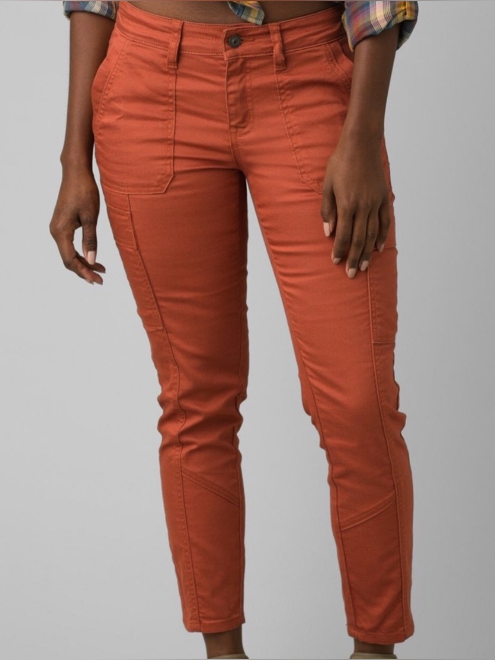 Prana Trail Mixer Hiking Outdoor Pants | Burnt Orange | 4